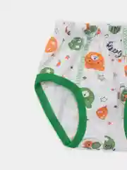 Зеленый комплект белья для мальчика: майка и трусы