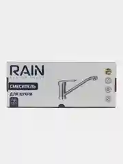 Смеситель для кухни Rain "Платина", длинный, плоский излив, картридж 40 мм