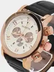 Черный мужские наручные часы Ochstin 6064A с хронографом в подарочной упаковке