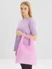 Конфетный сумка шоппер складная  однотонная  минималистичная