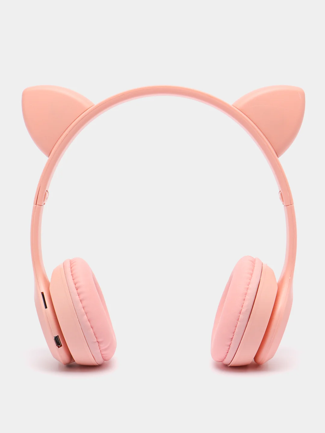 Розовый накладные Bluetooth-наушники More choice HW24kids, беспроводные наушники 200 мАч