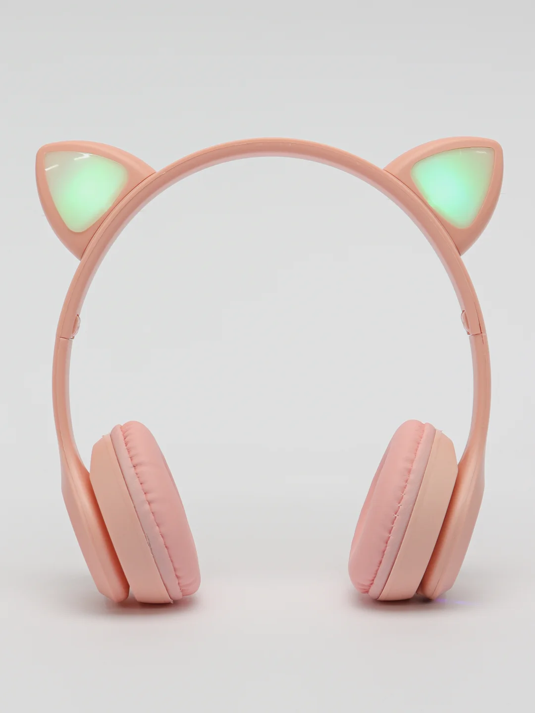 Розовый накладные Bluetooth-наушники More choice HW24kids, беспроводные наушники 200 мАч