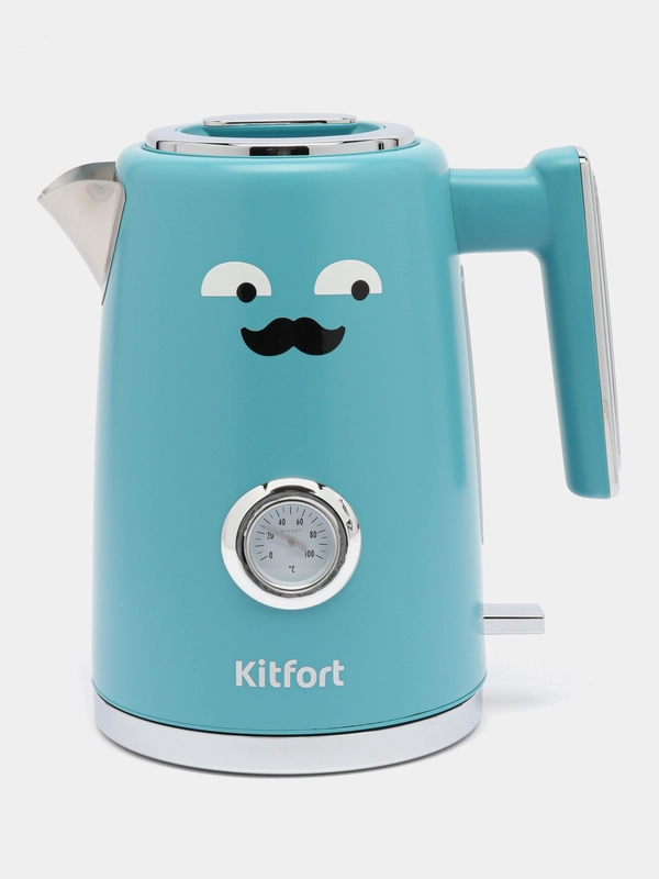 Чайник Kitfort КТ-6144-2, темно-бирюзовый, 1,7 л