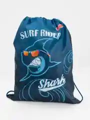 Сумка для сменной обуви, мешок для сменки "Пифагор", 1 отделение, Shark attack, 271604