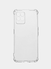 Силиконовый чехол для Realme 8i, Narzo 50 (Реалми 8 ай, Нарзо 50), прозрачный