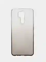Черный чехол силиконовый для Xiaomi Redmi 9, накладка, бампер, черный градиент, RedLine iBox