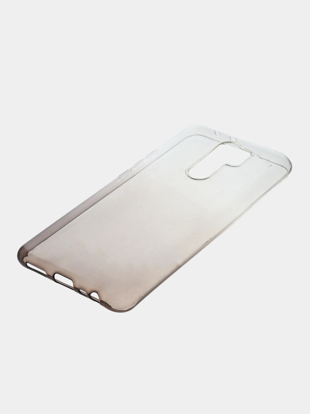 Черный чехол силиконовый для Xiaomi Redmi 9, накладка, бампер, черный градиент, RedLine iBox