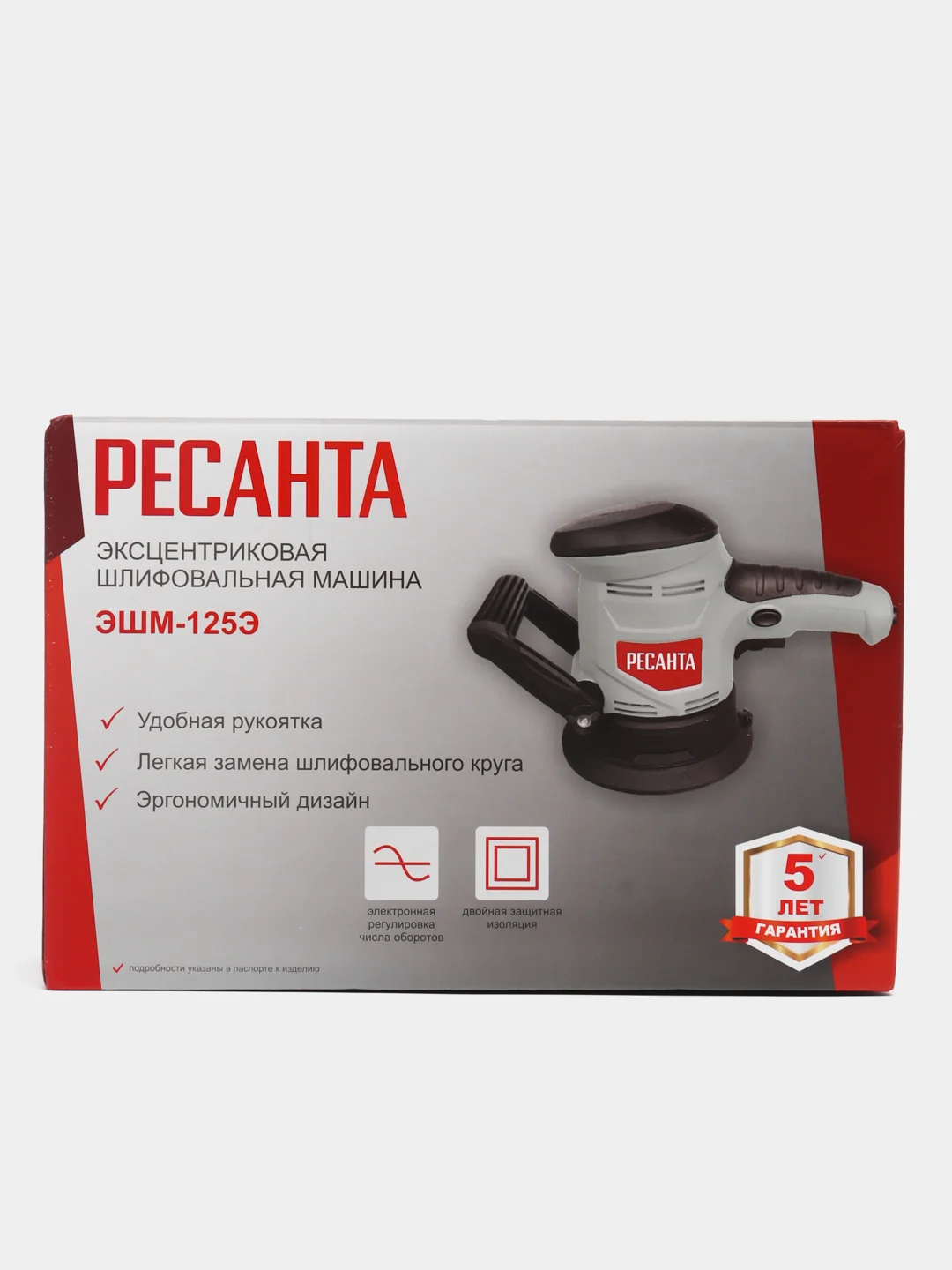 Эксцентриковая шлифовальная машина Ресанта ЭШМ-125Э 75/6/2