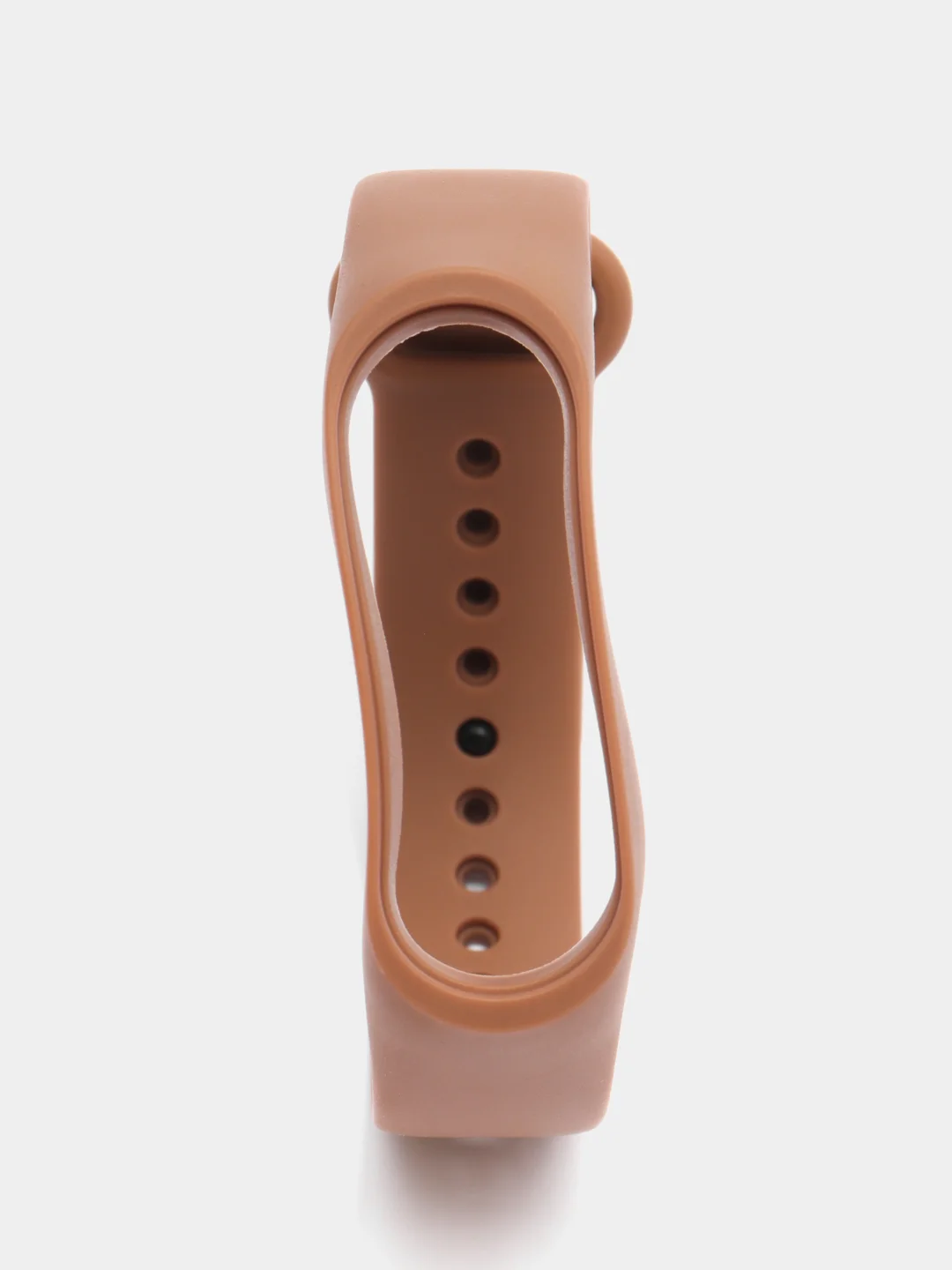 Бежевый ремешок силиконовый для Xiaomi Mi Band 3, Mi Band 4