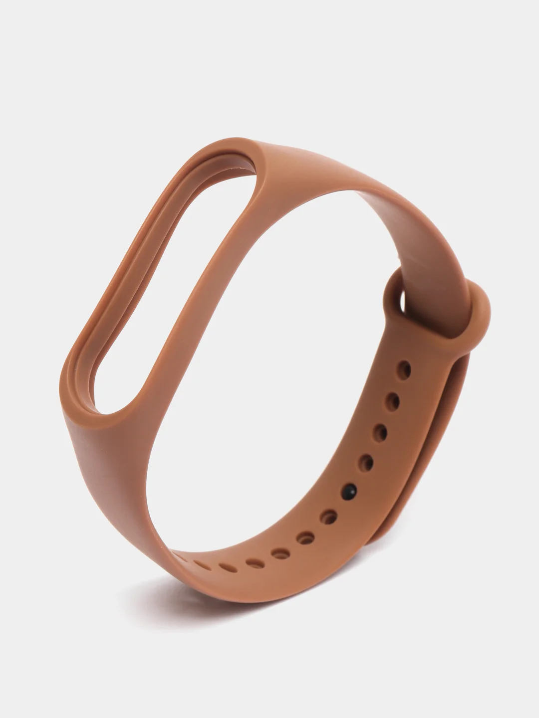 Бежевый ремешок силиконовый для Xiaomi Mi Band 3, Mi Band 4