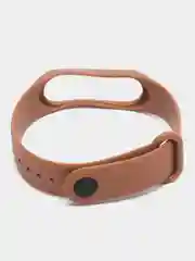 Бежевый ремешок силиконовый для Xiaomi Mi Band 3, Mi Band 4