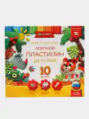 Пластилин GLOBUS повышенной мягкости 6цв.(90г), 8цв.(120г), 10цв.(150г), 12 цв.(180г)
