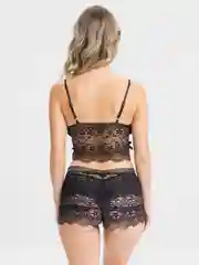 Черный эротическое нижнее белье, кружевное