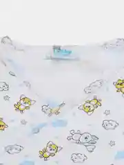 Голубой комплект  для новорожденного, распашонка, ползунки и чепчик, хлопок 100%. 4 цвета