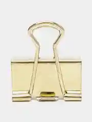 Зажимы для бумаг BRAUBERG EXTRA, КОМПЛЕКТ 12 шт, 32 мм, на 140 л, золотистые, европодвес