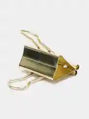Зажимы для бумаг BRAUBERG EXTRA, КОМПЛЕКТ 12 шт, 32 мм, на 140 л, золотистые, европодвес