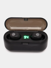 Беспроводные наушники F9 с Power bank