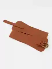 Терракотовый винтажный пояс-корсет, утягивающий ремень