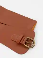 Терракотовый винтажный пояс-корсет, утягивающий ремень