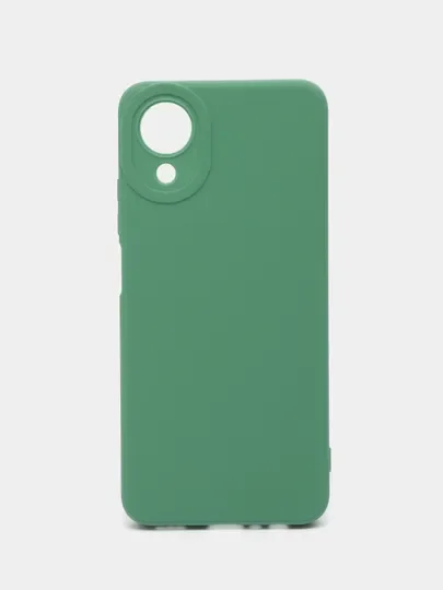 Прозрачный чехол силиконовый для Oppo A 17 K / Оппо A 17 K, матовый, с защитой камеры