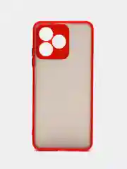 Красный чехол для Realme С51, C53/ Реалми С51, С53 / Realme Note 50, пластиковый, матовый