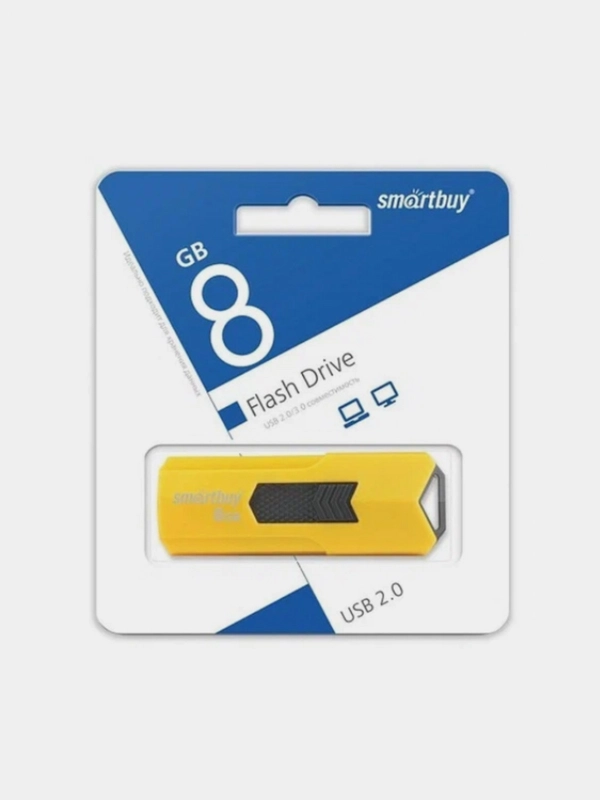 Флешка SmartBuy Stream USB 2.0, 8-64 Gb, ВЫДВИЖНАЯ