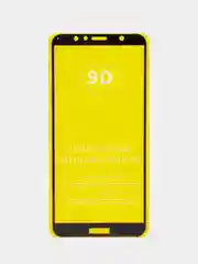 Белый защитное стекло 9D для Huawei Y6 2018, Honor 7C, 7A Pro, Y6 Prime 2018