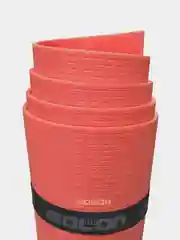 Красный спортивный коврик для фитнеса и йоги Isolon Yoga Lotos 180х60см 5 мм