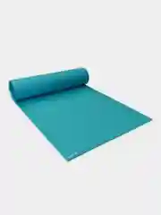Бирюзовый спортивный коврик для фитнеса и йоги Isolon Yoga Lotos 180х60см 5 мм