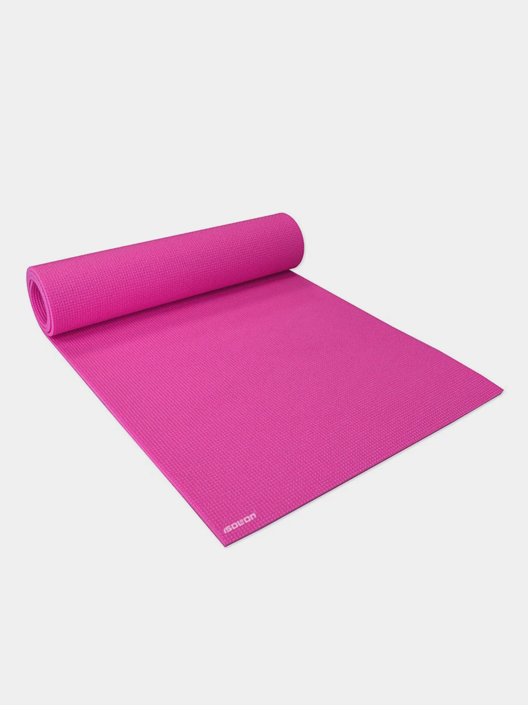 Фуксия коврик для фитнеса, отдыха, путешествий ISOLON Optima Light 8, 180х60 см, 8 мм