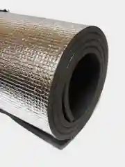 Серый туристический коврик для активного отдыха и спорта Isolon Decor Металлик 8 мм, 180х60 см