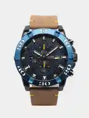 Черный мужские наручные часы Megir ML2136G с хронографом, в подарочной упаковке