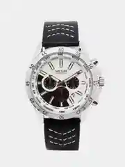 Серебряный мужские наручные часы Megir ML2103G с хронографом, в подарочной упаковке