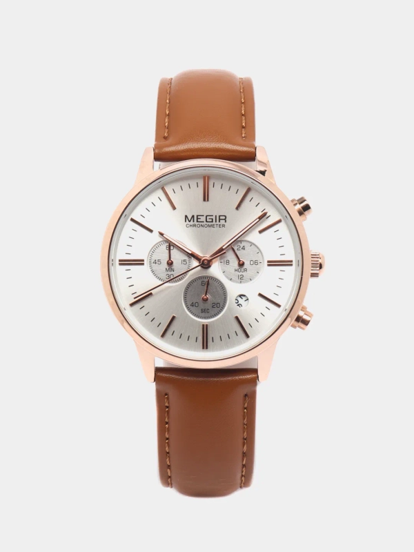 Наручные часы Megir ML2011L, с хронографом, в подарочной упаковке