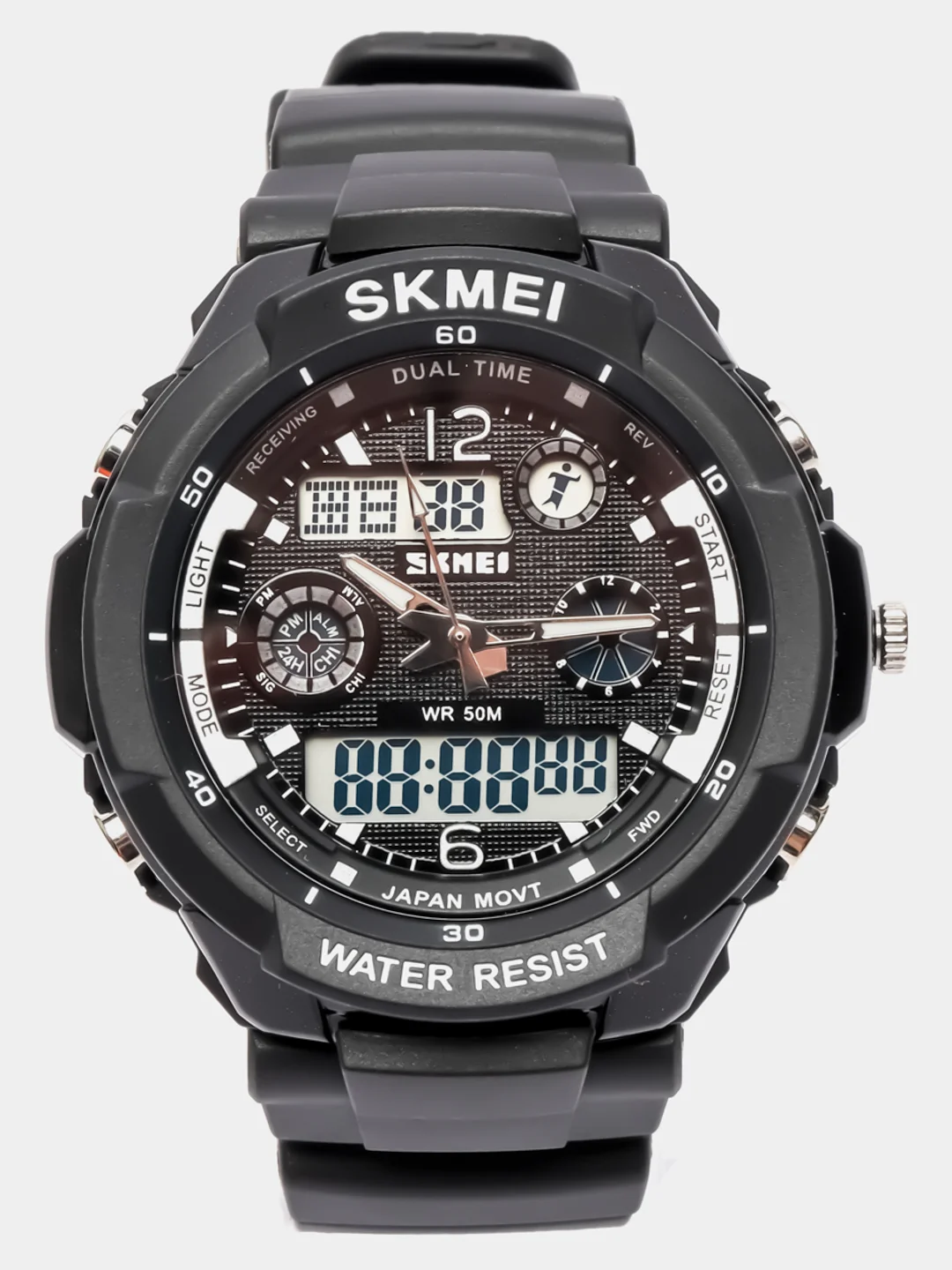 Синий мужские спортивные наручные часы Skmei AD0931 в подарочной упаковке