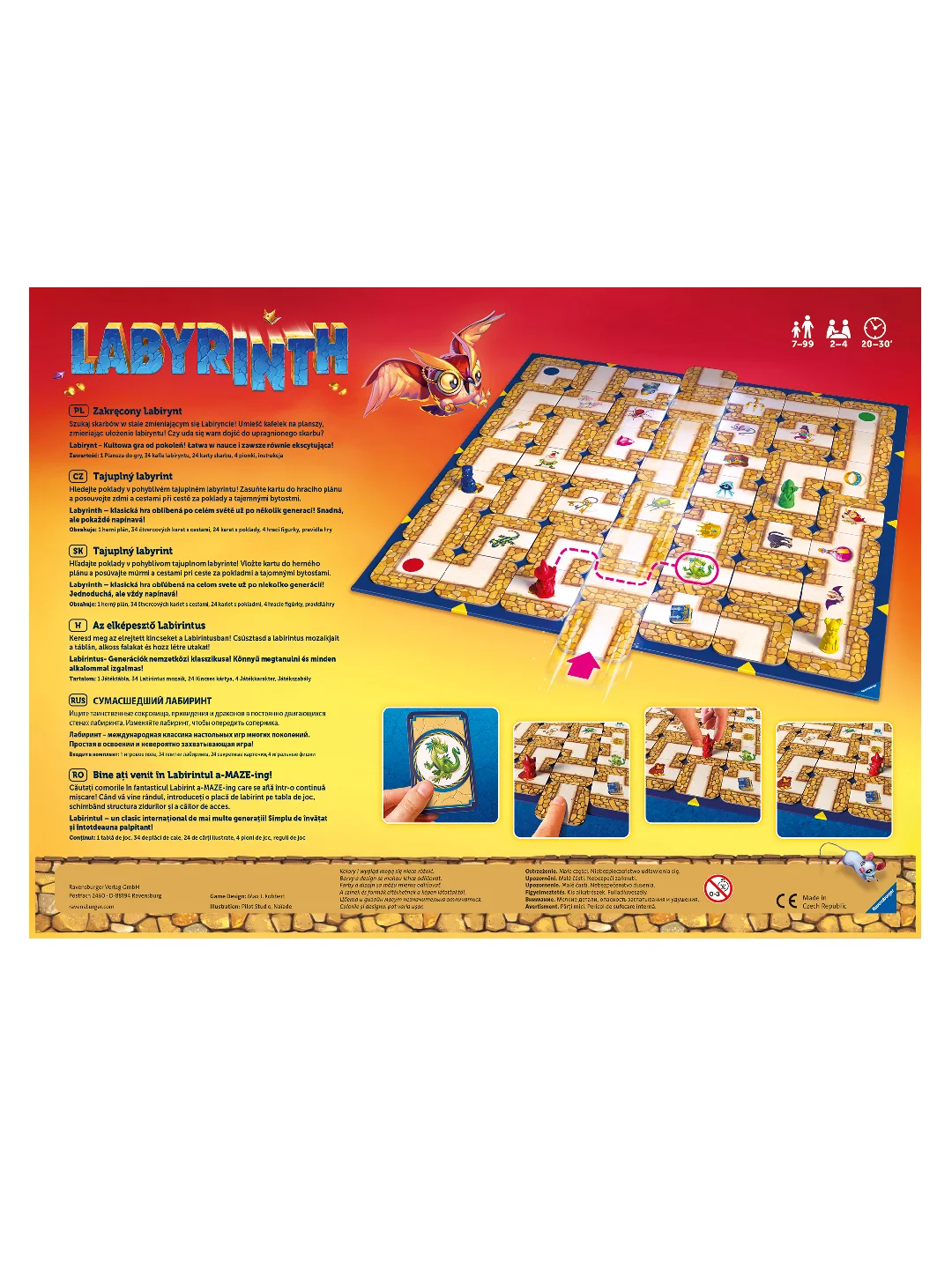 Настольная игра Ravensburger Сумасшедший лабиринт. Издание 2021