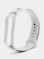 Синий меланж ремешки с рисунком для Xiaomi Mi Band