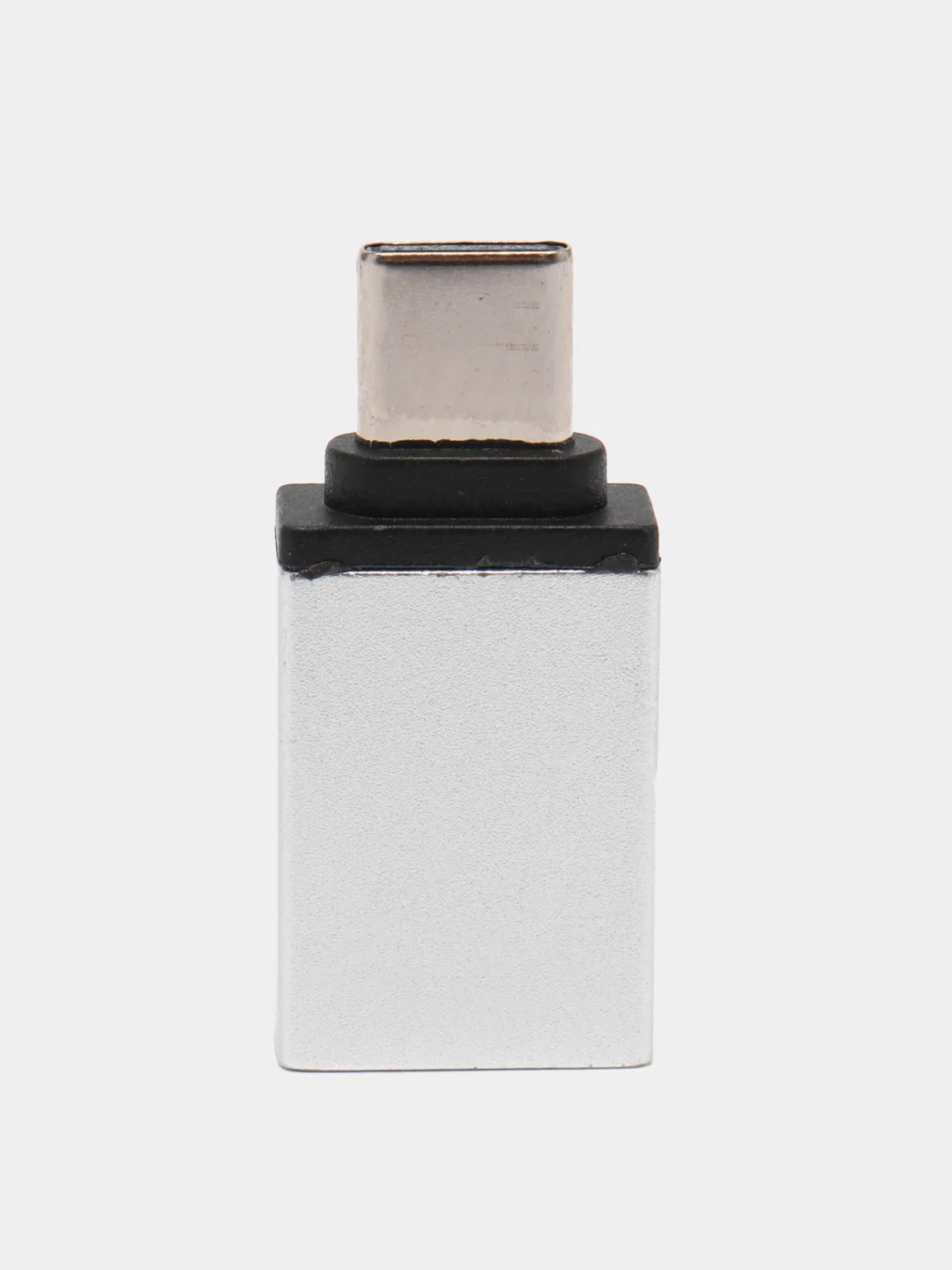 Серебряный переходник адаптер  USB на TYPE-C для андроида xiaomi honor samsung