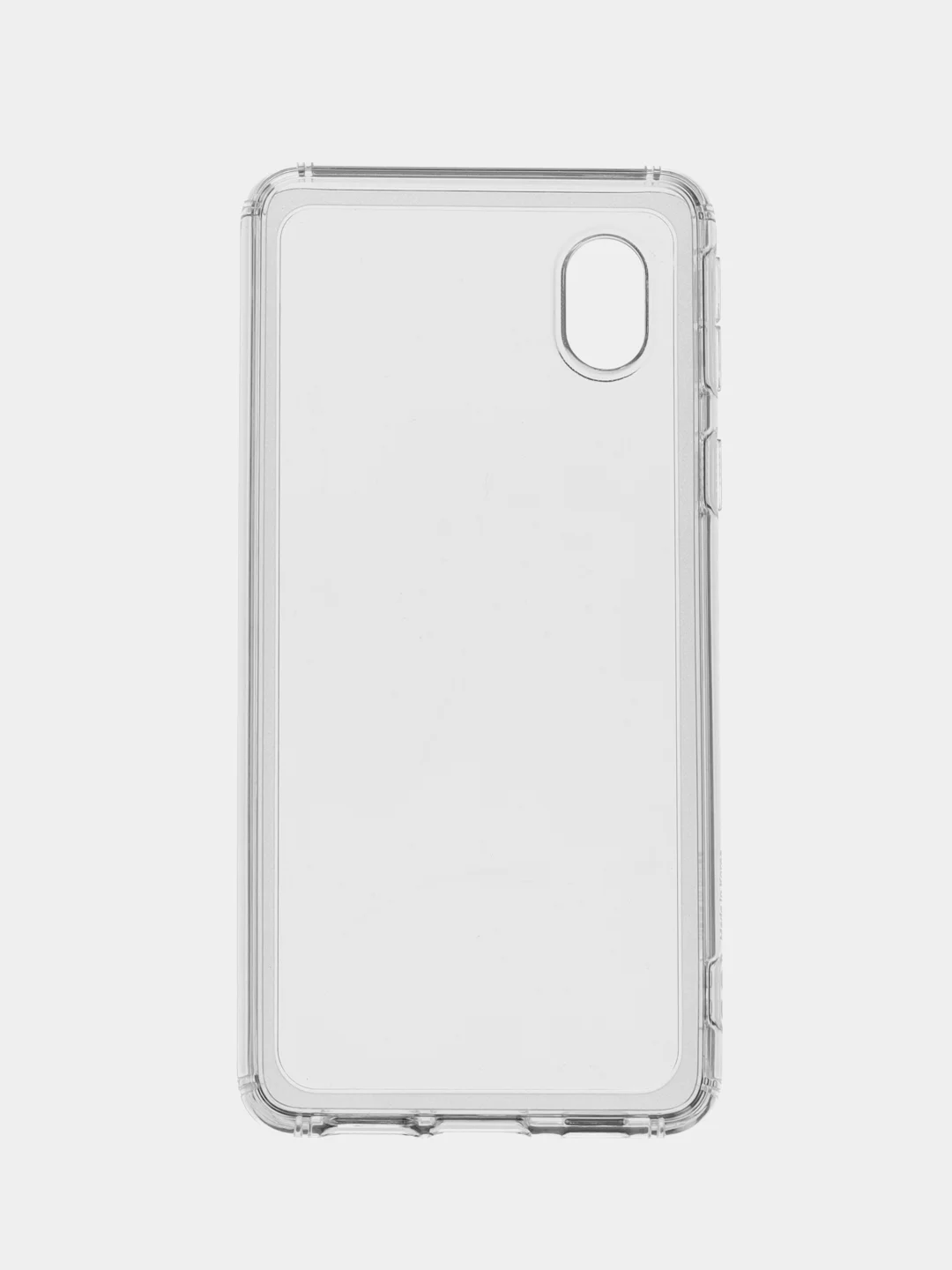 Прозрачный чехол силиконовый для Samsung Galaxy A01 Core, накладка-бампер, прозрачный