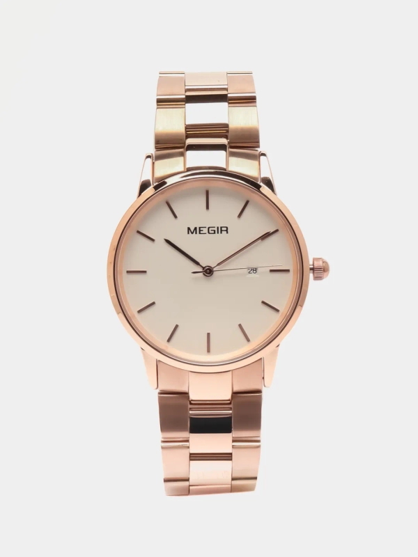 Мужские наручные часы Megir MS2164G, с календарём, в подарочной упаковке