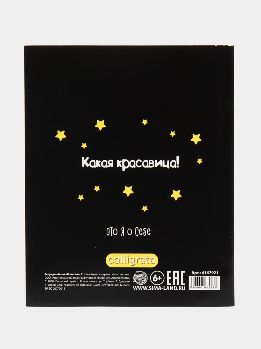 Багровый тетрадь в клетку "Единорожки", 48 листов