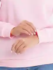Розовый свитшот женский, оверсайз