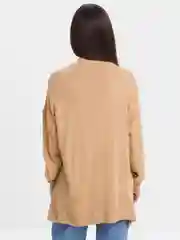 Светло-коричневый свитер женский oversize, оверсайз, Sharmin