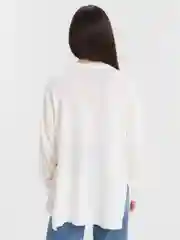 Белый свитер женский oversize, оверсайз, Sharmin