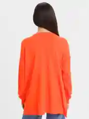 Оранжевый свитер женский oversize, оверсайз, Sharmin