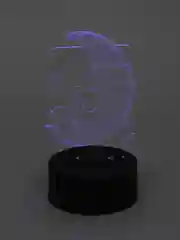 Бежевый светодиодный LED светильник-ночник 3D/RGB ночник