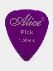 Фиолетовый медиатор для гитары Alice APH, прозрачные, глянцевые, 3 штуки, 0,58 - 1,5 мм