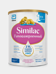 Смесь детская Similac Гипоаллергенный 1, молочная, от 0 до 6 месяцев, 750 г