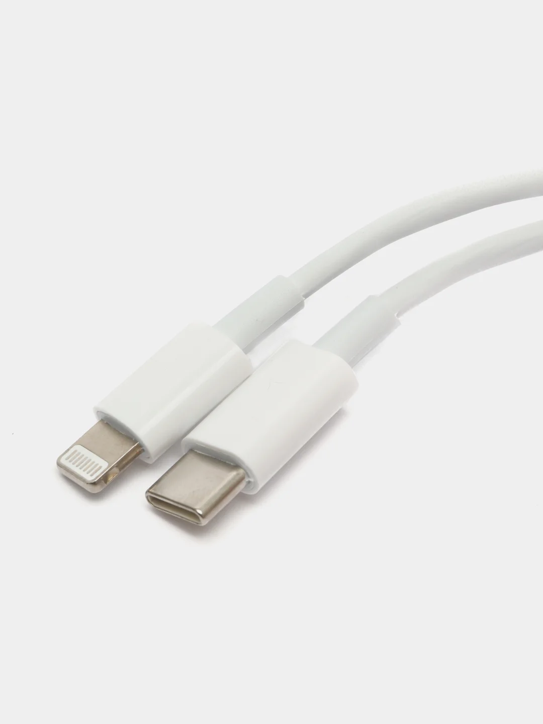 Белый зарядное устройство для iPhone с кабелем Type-C/Lightning, 20W (для iPhone)