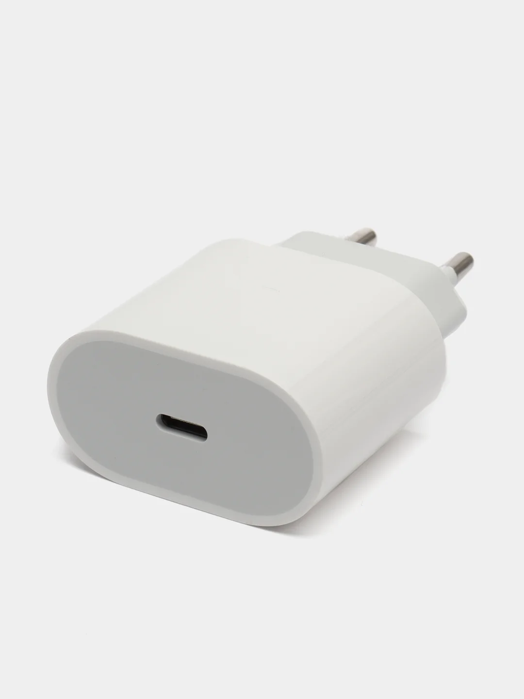 Белый зарядное устройство для iPhone с кабелем Type-C/Lightning, 20W (для iPhone)